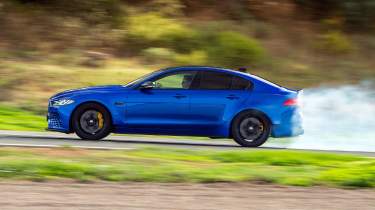 Jaguar XE SV Project 8 side