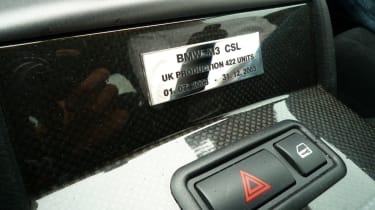 BMW M3 CSL badge
