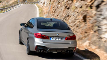 BMW M5 Competition review - rear