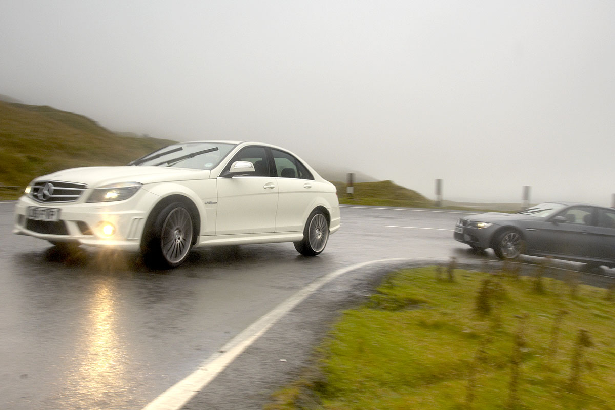 Mercedes Benz C63 Amg V Bmw M3 Saloon Evo