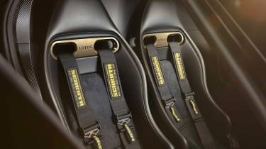 Radford Lotus Type 62/2 – interior belts