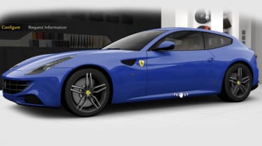 New Ferrari FF configurator