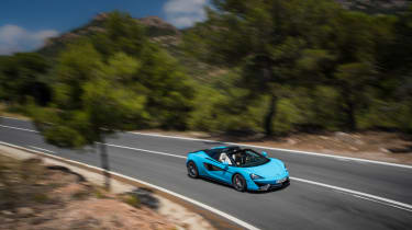 Mclaren 570S Spider front