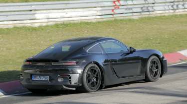 Electric Porsche Cayman rear
