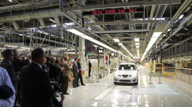 Saab production re-started