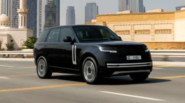 Range Rover Electric testing Dubai