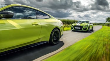 BMW M4 Competition v Ford Mustang Shelby GT500