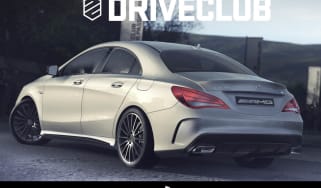 Mercedes CLA45 AMG saloon first picture silver Driveclub PS4