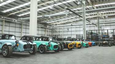 Caterham&#039;s new Dartford factory