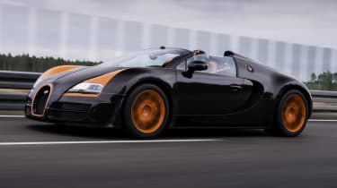 Bugatti Veyron Grand Sport Vitesse world record side profile