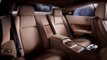 Rolls-Royce Wraith interior rear seats star headlining