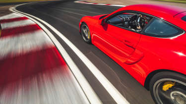 Porsche Cayman GT4 track
