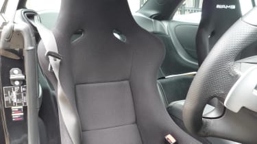 Mercedes CLK63 Black seats