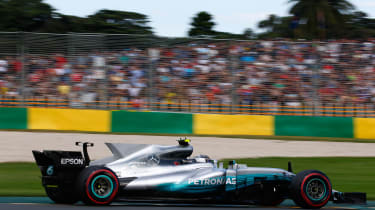 Mercedes-Petronas F1 car Melbourne