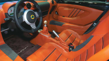 Leathery new Lotus Europa interior