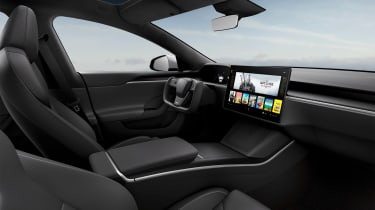 Tesla Model S Plaid interior