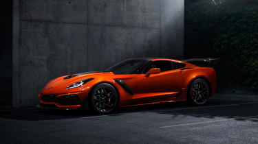 Corvette ZR1 - orange front quarter