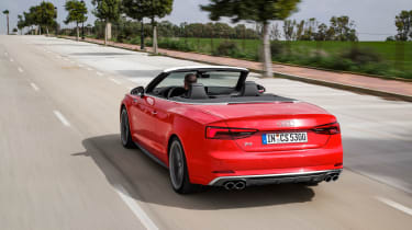 Audi S5 Cabriolet - rear tracking