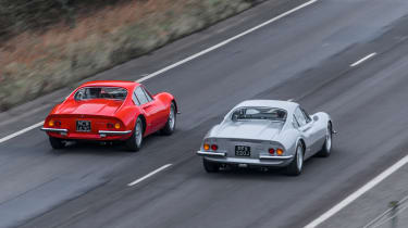 Ferrari Dinos go head-to-head