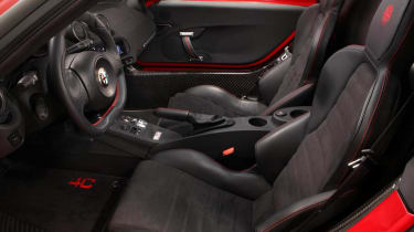 Alfa Romeo 4C Launch Edition interior leather Alcantara seats