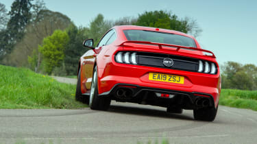 Ford Mustang rear red