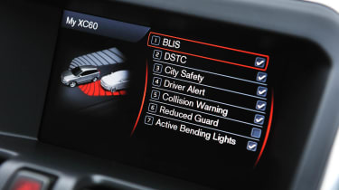 2013 Volvo XC60 Polestar media screen menu
