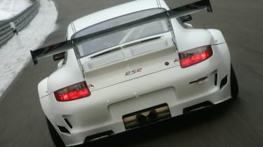 Porsche 911 RSRs at Le Mans 2013