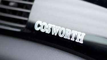 Subaru Impreza Cosworth dash badge