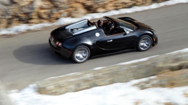 2012 Bugatti Veyron Vitesse roof off