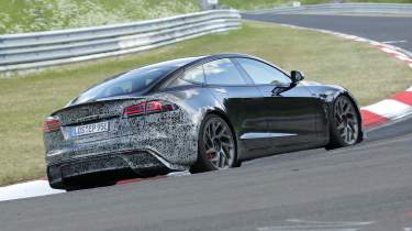 2026 Tesla Model S Plaid rear