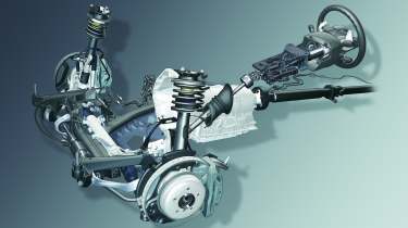 MacPherson strut suspension explained