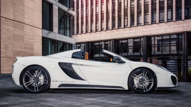 Gemballa GT Spider: tuned McLaren 12C white side profile