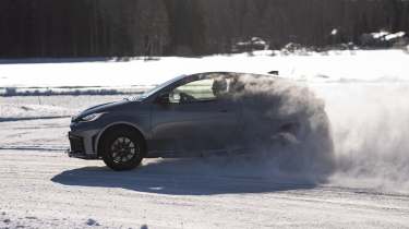 Toyota GR Yaris drifting