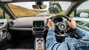 Alpine A110 review – interior