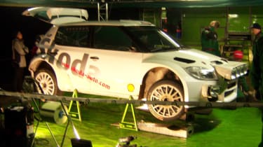 Skoda Fabia rally car