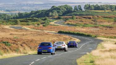 Lexus LFA v Nissan GT-R Nismo v Subaru Impreza 22B