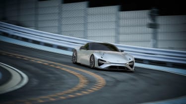 Lexus EV Coupe – front quarter