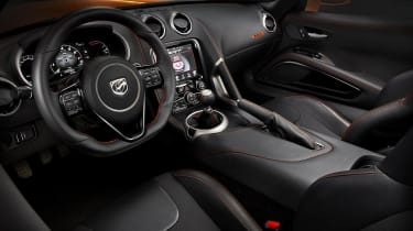 SRT Viper TA edition interior dashboard manual stick shift