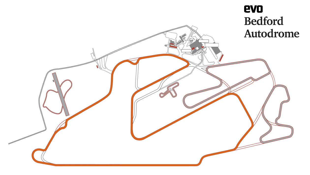 Bedford Track Days: info circuit maps and driving tips evo