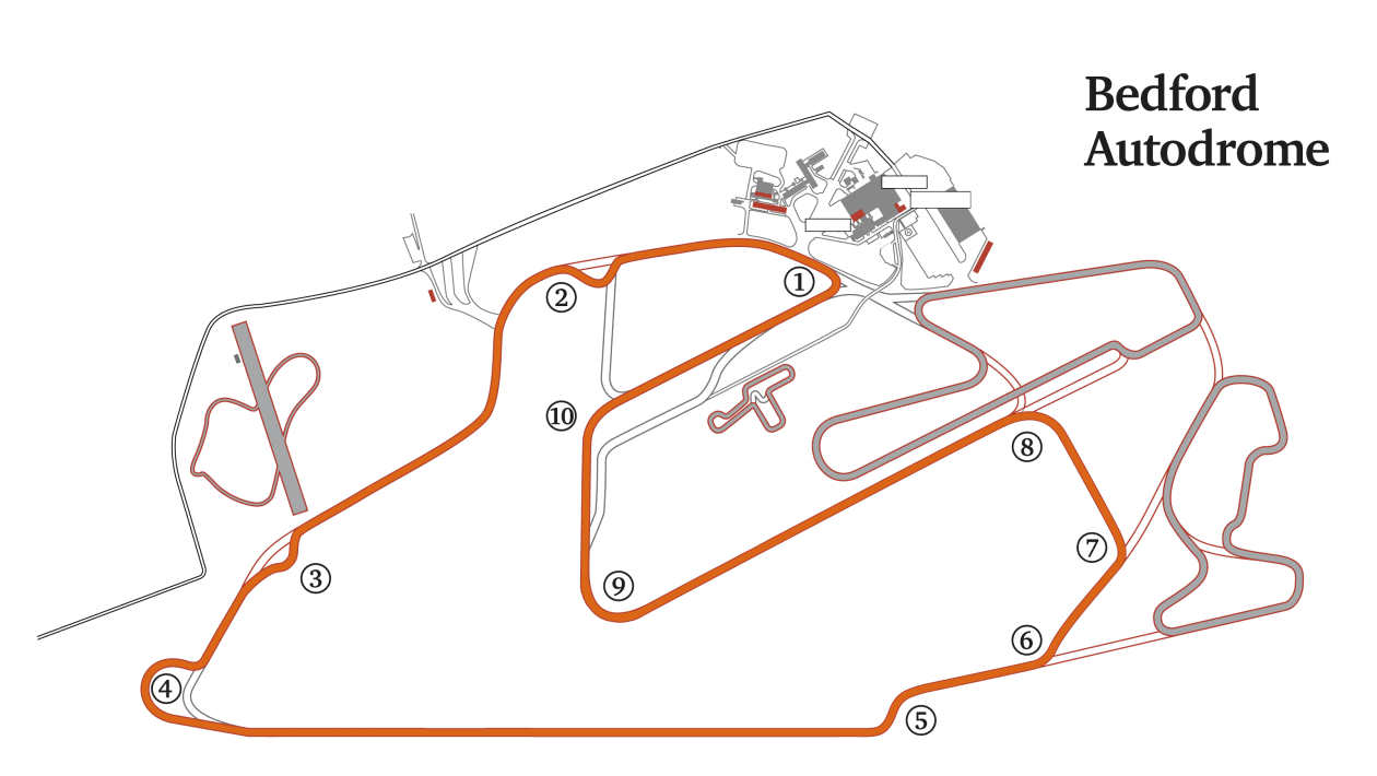 Bedford Track Days: info, circuit maps and driving tips - Bedford ...