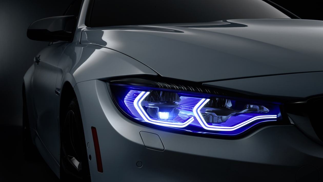 Oude tijden gastheer protest BMW M4 shows off laser headlights with CES concept | evo