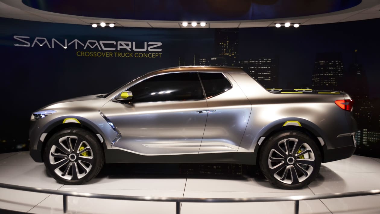 Detroit auto show highlights Hyundai Santa Cruz concept evo