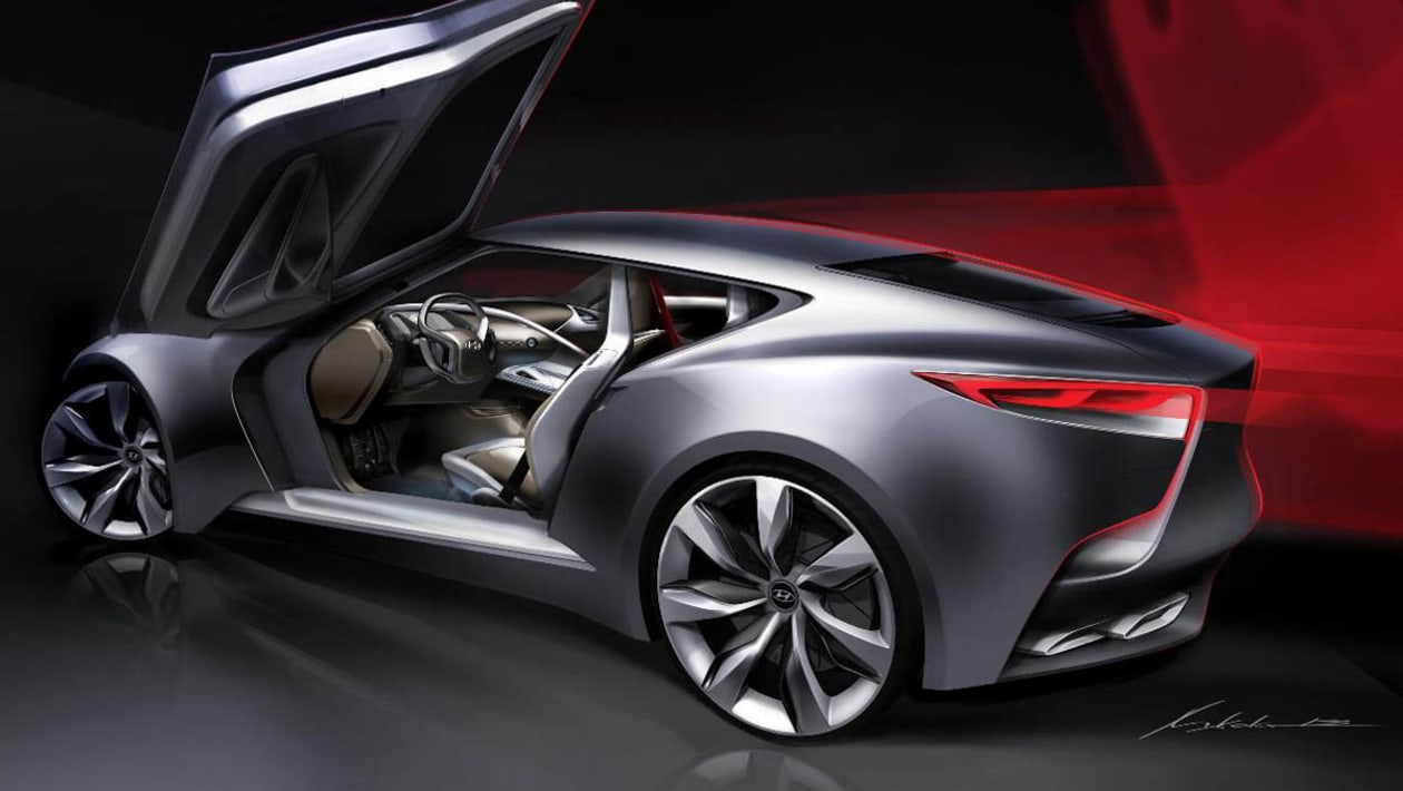 Hyundai coupe concept car | evo