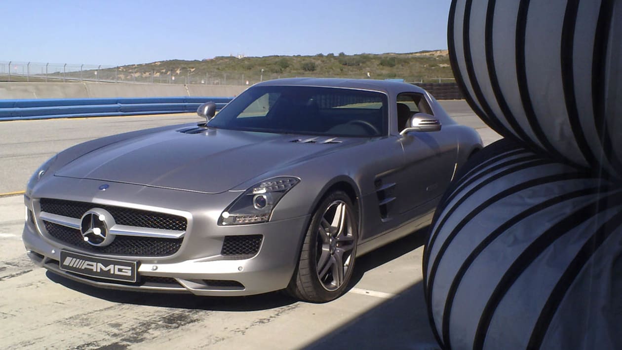 Mercedes SLS AMG С турбиной от самолета