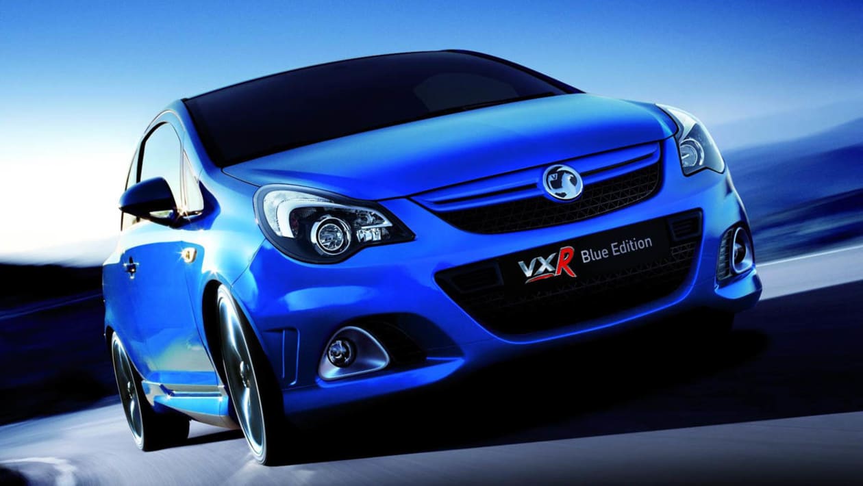 New Vauxhall Corsa VXR Blue Edition evo