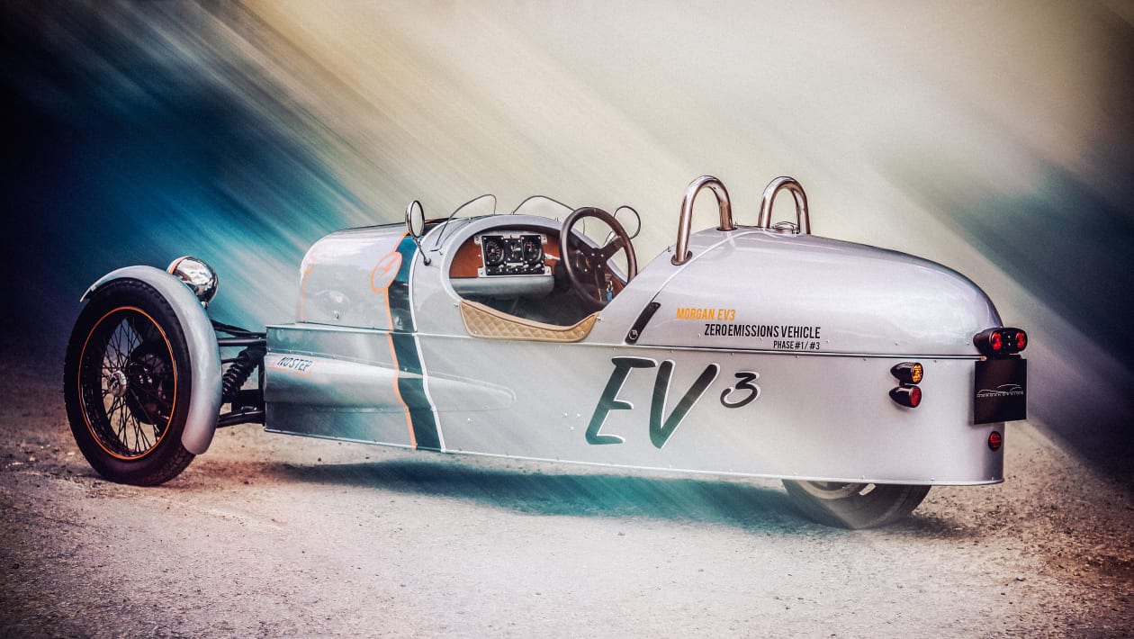 Morgan 3 Wheeler EV3 concept the retro electric car evo