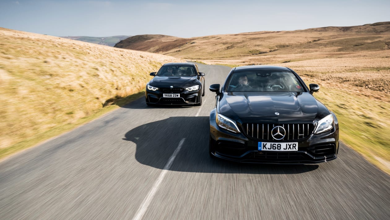 BMW M4 Competition vs Mercedes-AMG C63 S Coupe - German coupe twin test ...