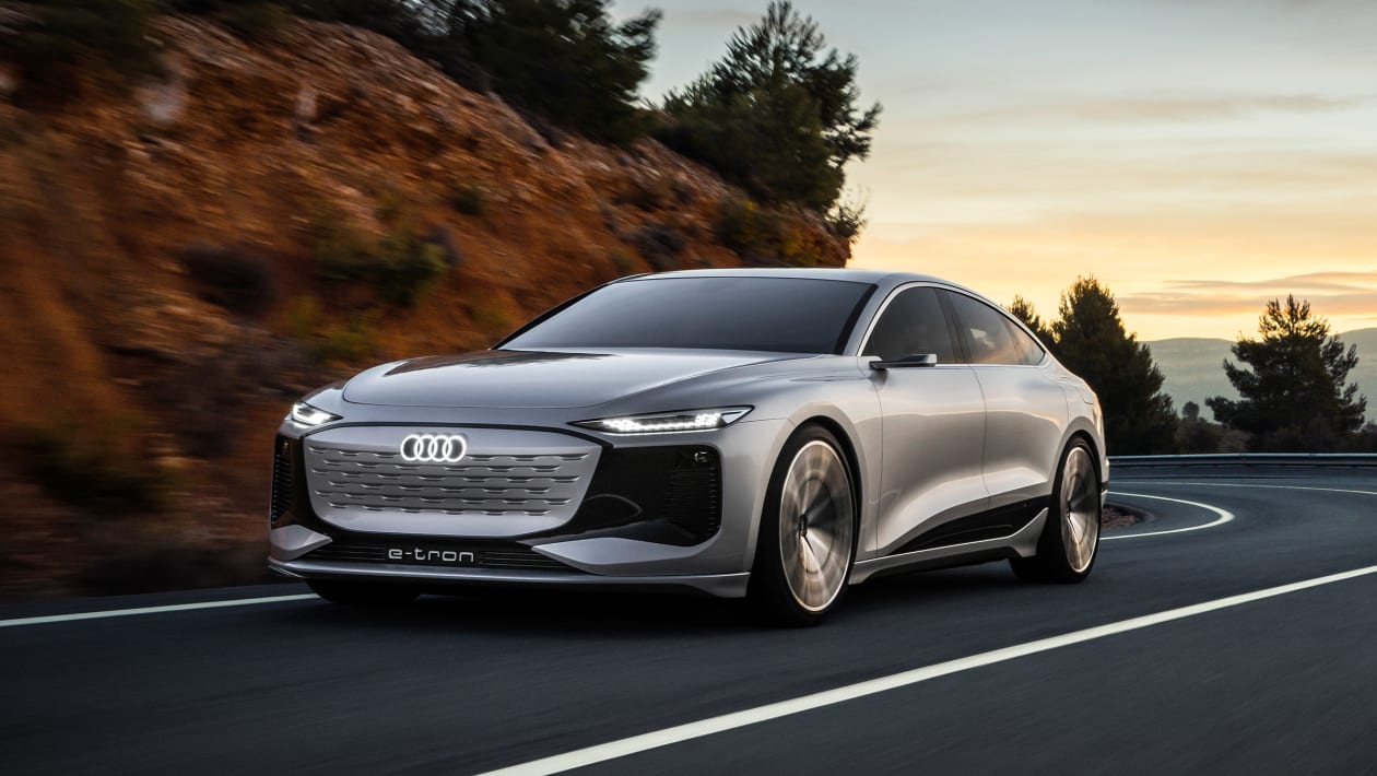 Audi A6 etron Concept previews new electric saloon evo