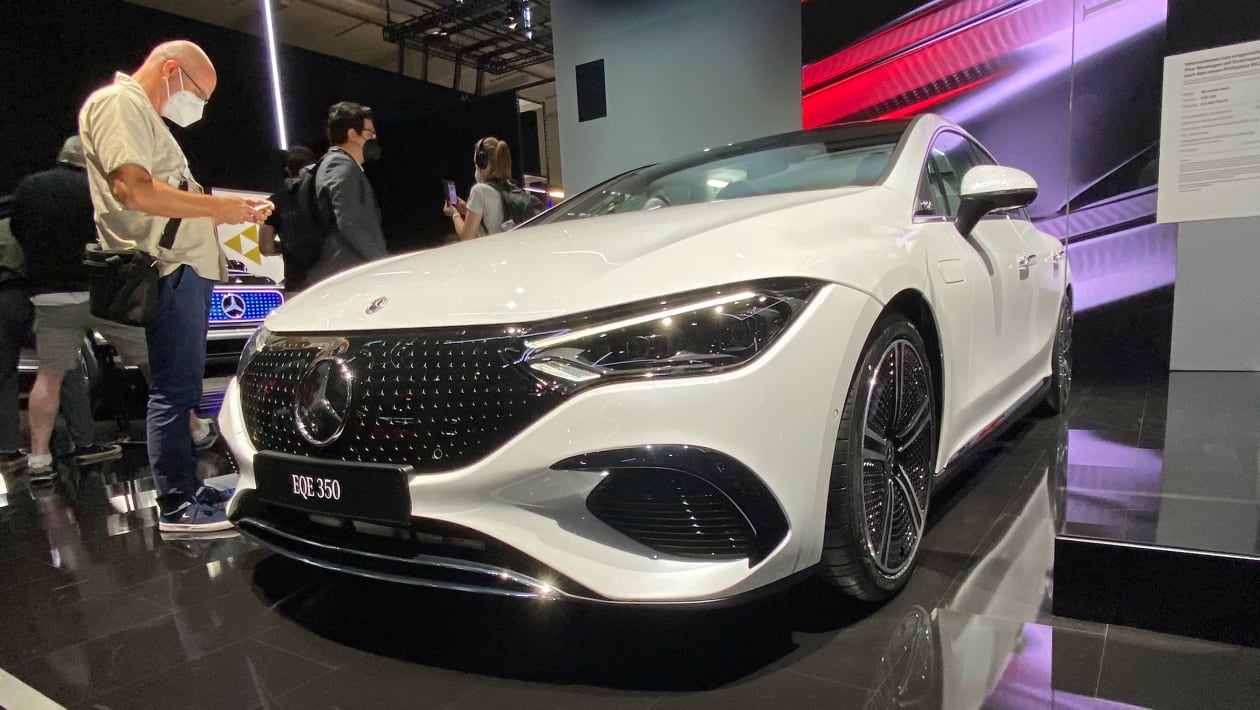 Mercedes-Benz EQE breaks cover – EV assault continues with E-class-sized saloon