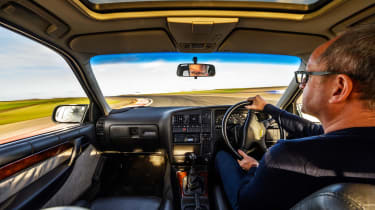 Lotus Carlton evo Icon – interior driving